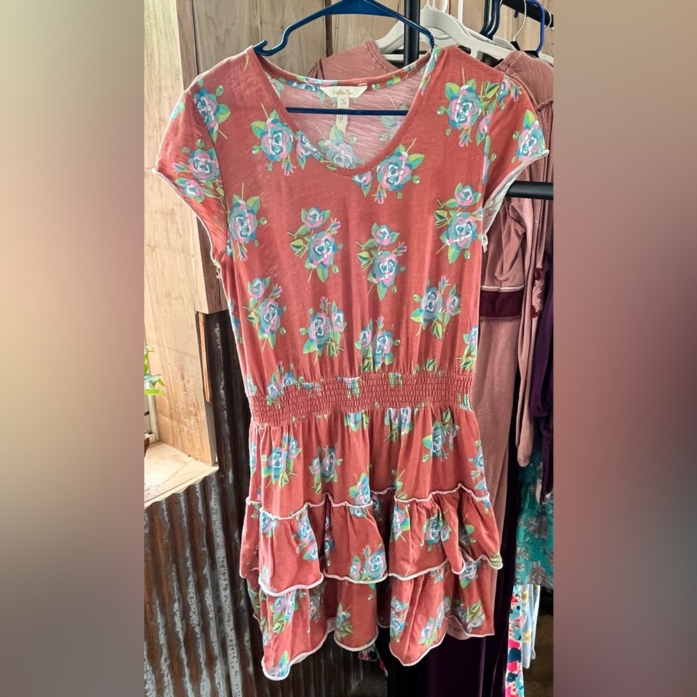 Matilda Jane Pink and Blue Floral Dress